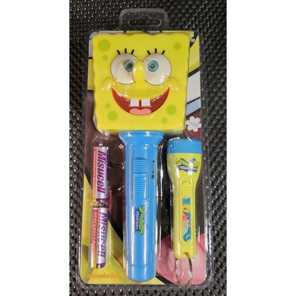 Nickelodeon Other - SpongeBob SquarePants Flashlight Set With Batteries Kids Nickelodeon NIP